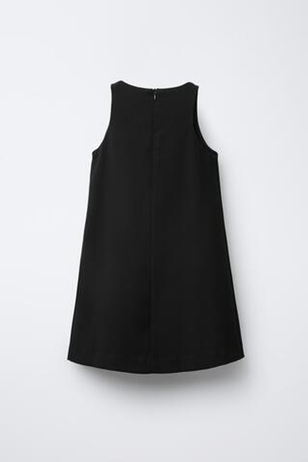 ZARA САРАФАН С БАНТИКАМИ, ЧЕРНЫЙ