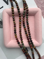 Нить бусин из яшмы 6,5мм, матовые