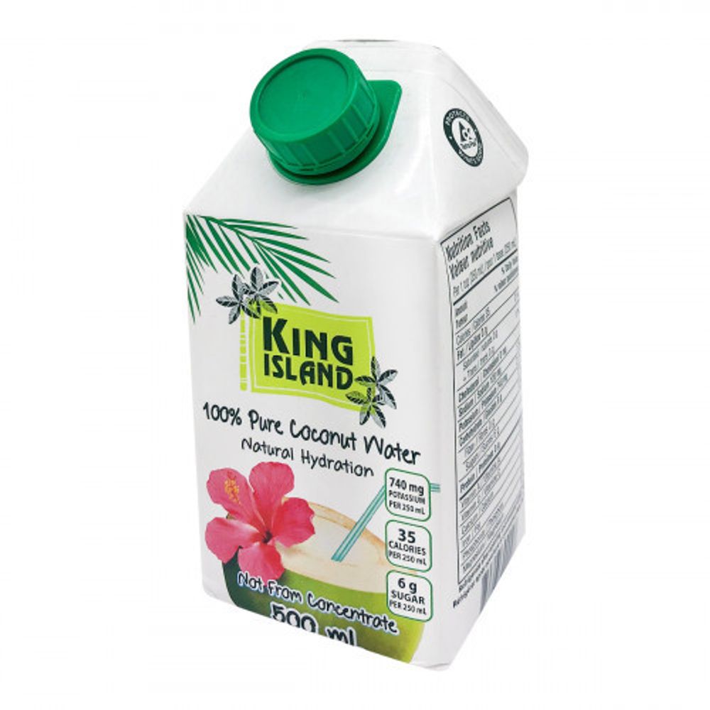 Кокосовая вода без сахара King Island Pure Coconut Water 500 мл