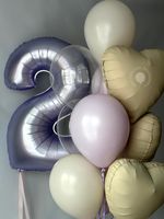 Воздушные шары для девочки на 2 годика №8887