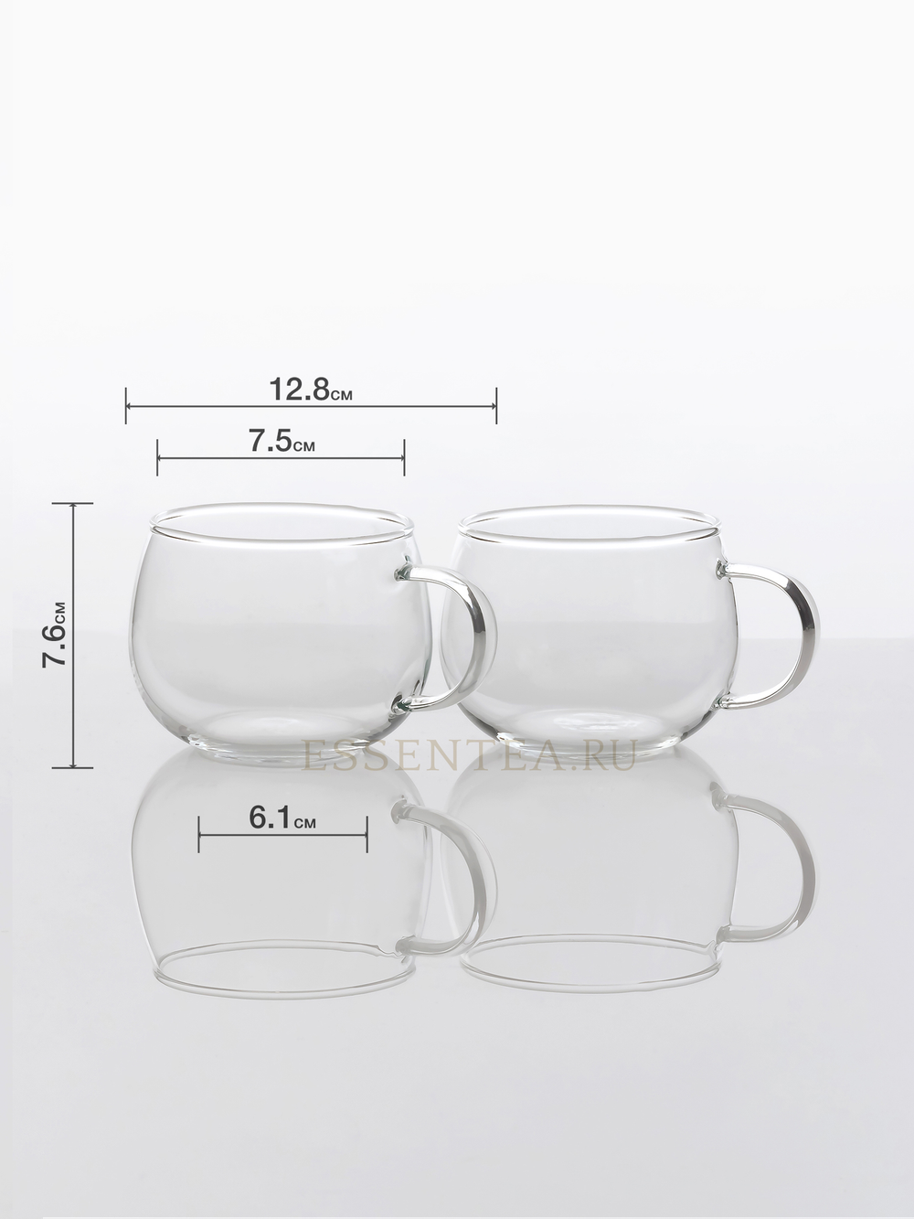 Чашка из боросиликатного стекла 415 мл