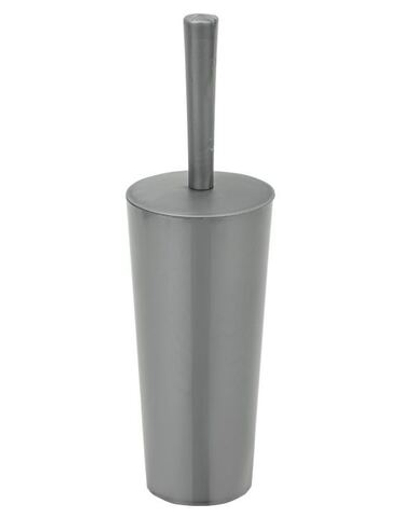 Ерш для унитаза с подставкой (высокий стан), закрытый, "Стар", серебристый, IDEA, М 5017 602586