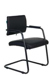 Кресло Бюрократ CH-271N-V черный Leather Black эко.кожа полозья металл черный