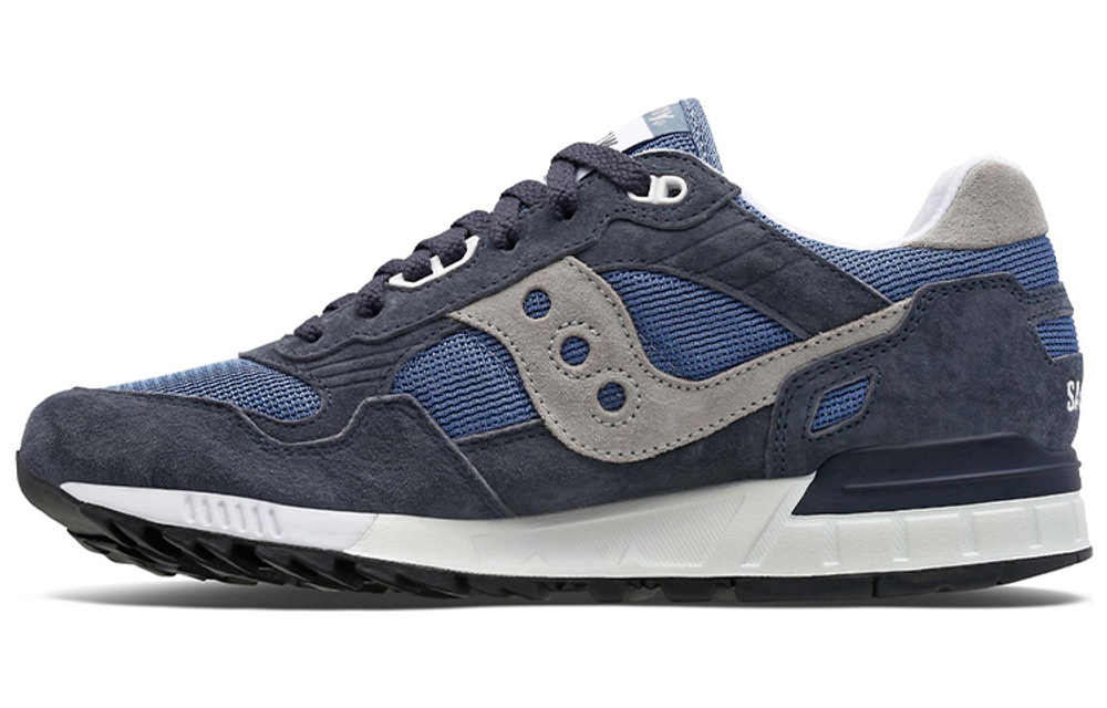 Saucony Shadow 5000 low-cut running shoes men's blue and white