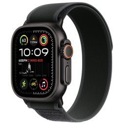 Умные часы Apple Watch Ultra 2 49mm Black Ti Black TL M/L (MX4V3)