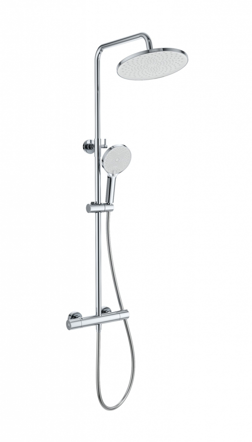 Душевая система с термостатом WONZON & WOGHAND INN 1, Хром (WW-B3013-T1-CR)