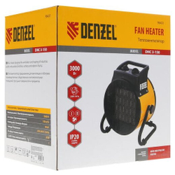 Тепловая пушка, керамический нагреватель (тепловентилятор) DHC 3-150, 220 В, 0,025/1,5/3 кВт, DENZEL 96431