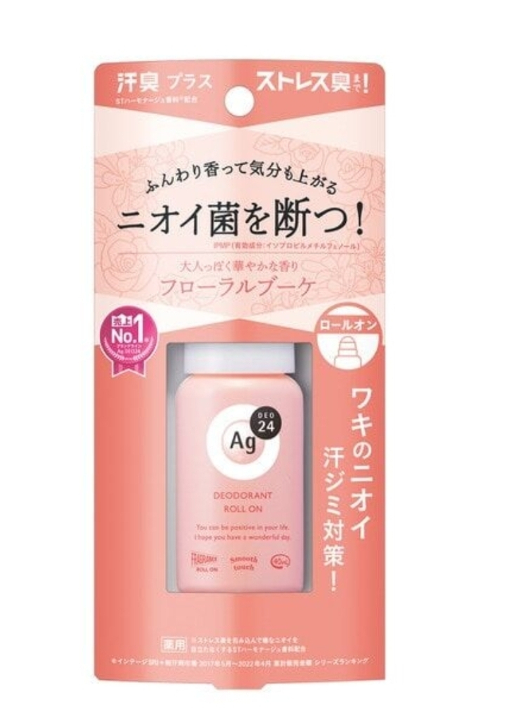Shiseido Дезодорант роликовый с ионами серебра AG DEO 24 EX с легким цветочным ароматом 40 мл