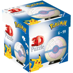 Пазл 3D Ravensburger 115822 Покебол Pokemon Heal Ball 54 элемента 115822 — фото 1