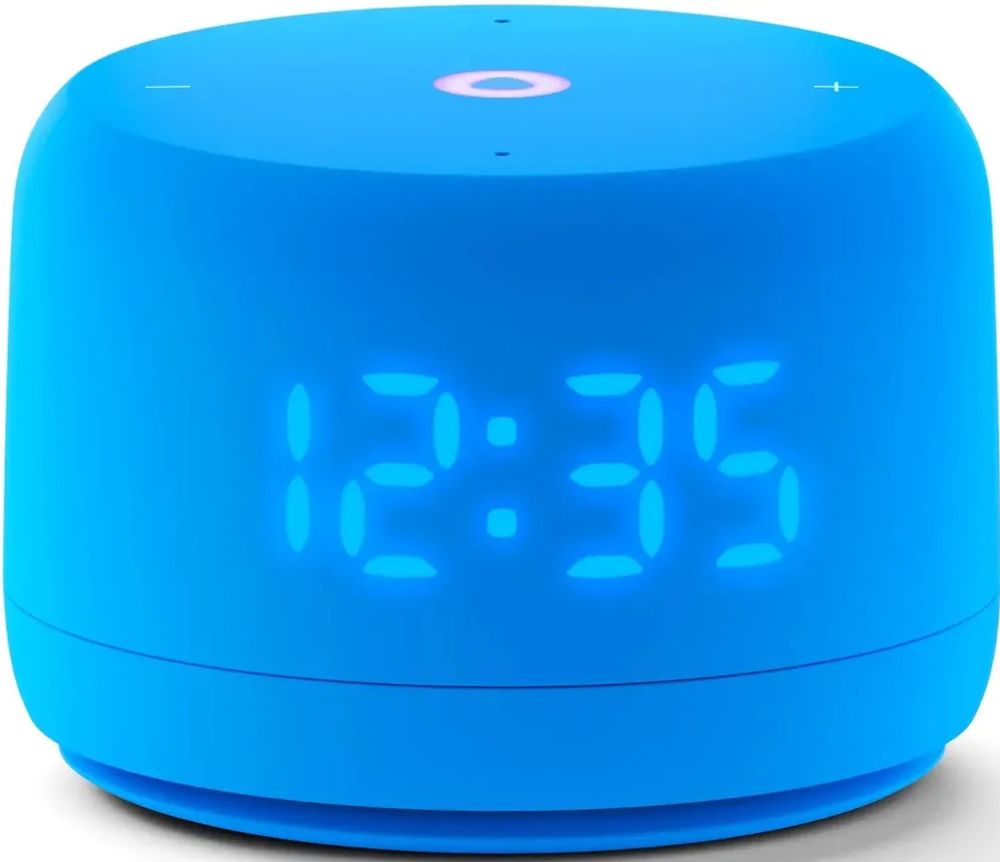 Умная колонка Яндекс Станция Лайт 2 с часами blue