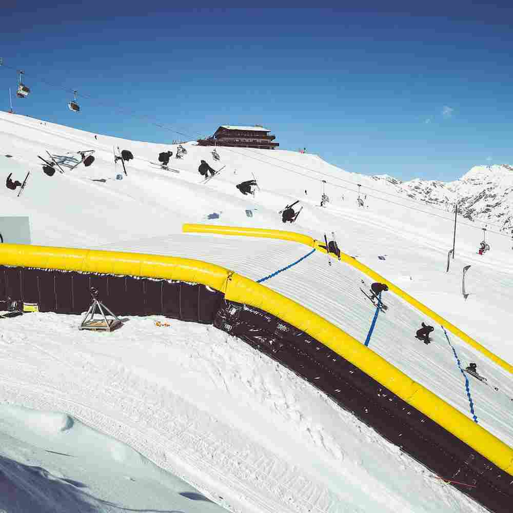 Надувная подушка «PAB Progress» для фристайла и экстрим-прыжков, 8,5×4×2,5 м