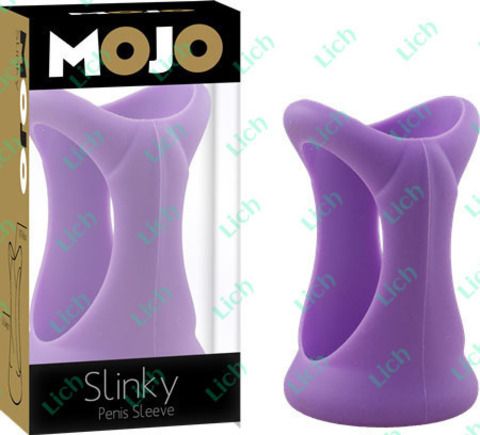 Насадка на фаллос силиконовая фиолетовая Molo Slinky