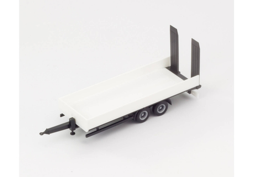 Прицеп с аппарелями, белый