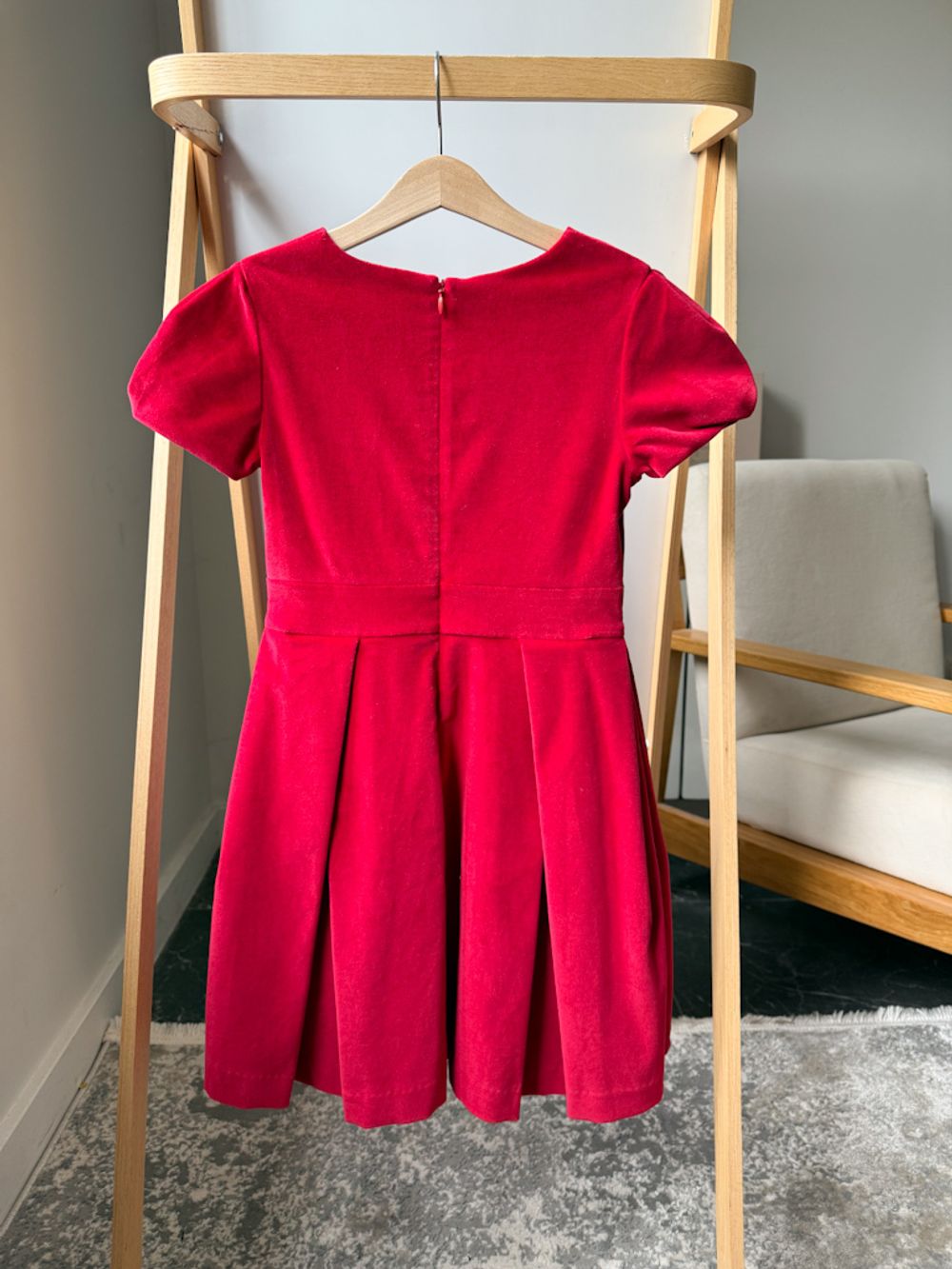 Бархатное платье Jacadi, 140