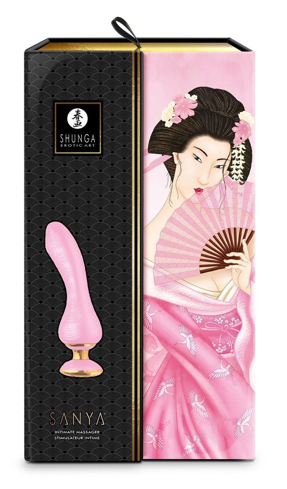 Розовый вибростимулятор SANYA - 18,5 см. (Цвет: розовый)