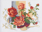 "Розы"-0600 канва с рисунком