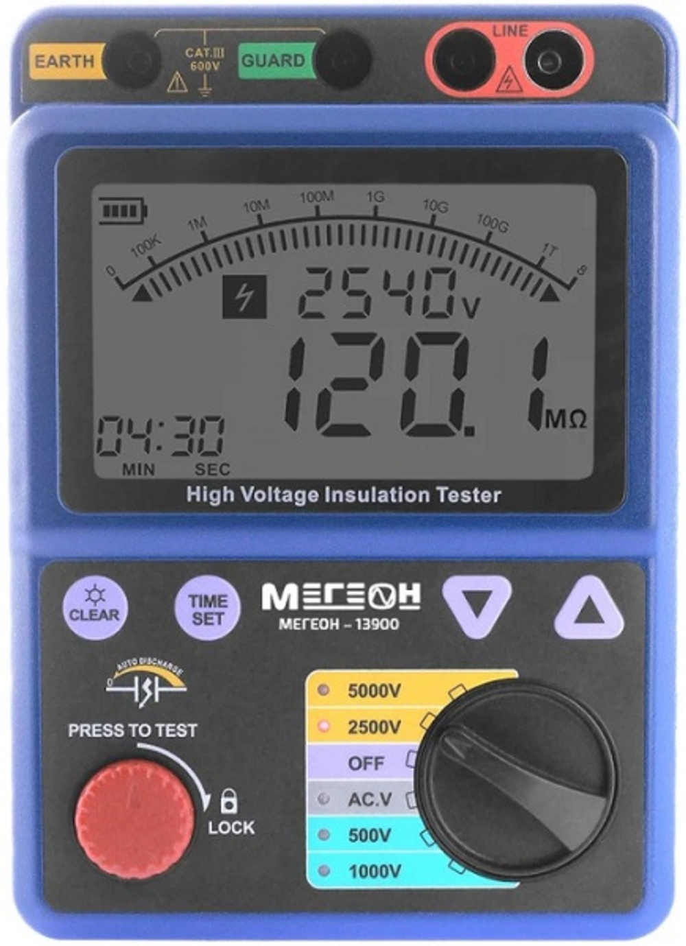 Измеритель сопротивления изоляции МЕГЕОН 13900
