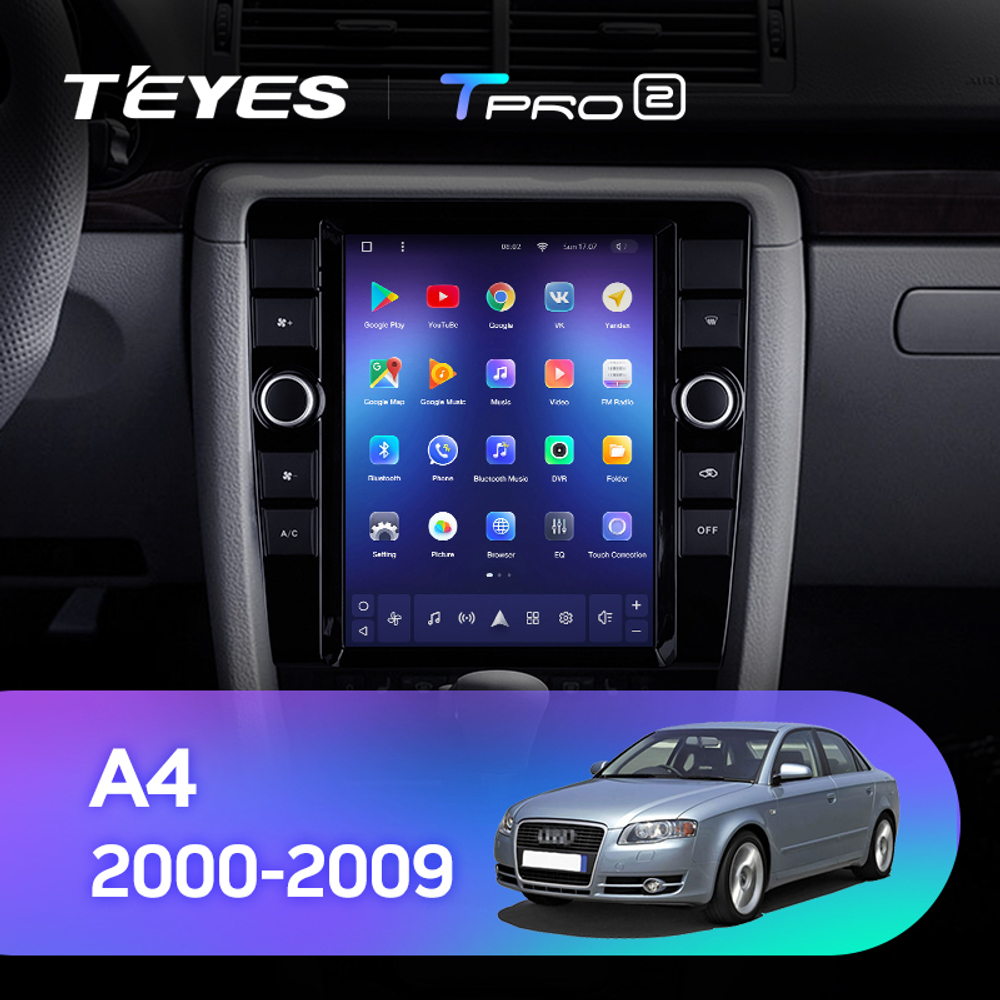 Teyes TPRO 2 9.7" для Audi A4 2000-2009