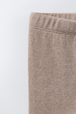 ZARA ЛЕГИНСЫ SOFT TOUCH, РЫЖЕВАТО-КОРИЧНЕВЫЙ