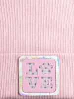 Шапка с ушками трикотажная осенняя