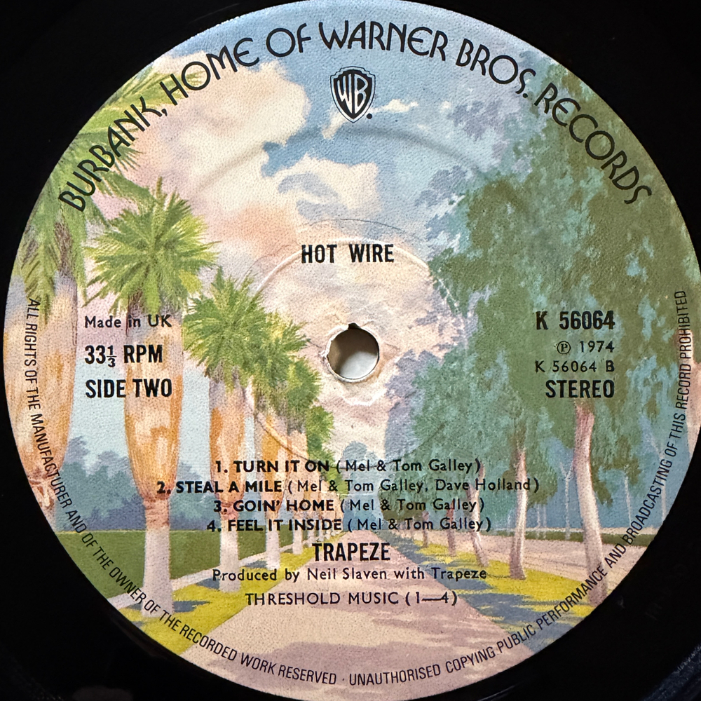 Trapeze – Hot Wire (Англия 1974г.)Т