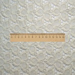 Кружевное полотно 100% хлопок, 120 см, молоко