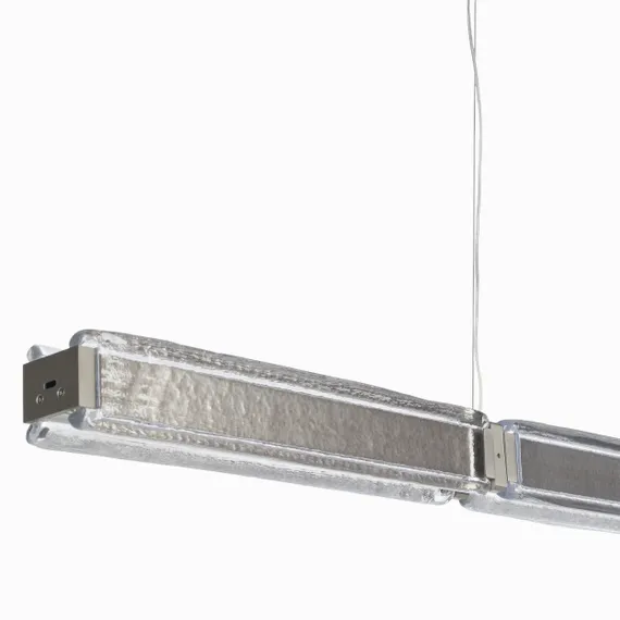Подвесной светильник Eternity 122 см, серебристый
