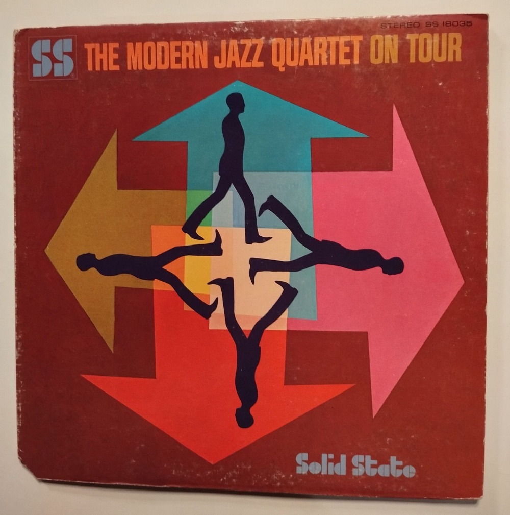 Винтажная виниловая пластинка LP The Modern Jazz Quartet On Tour (USA 1968)
