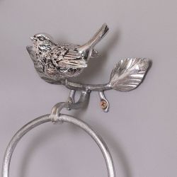 Держатель для полотенец Терра Лавли Античное серебро