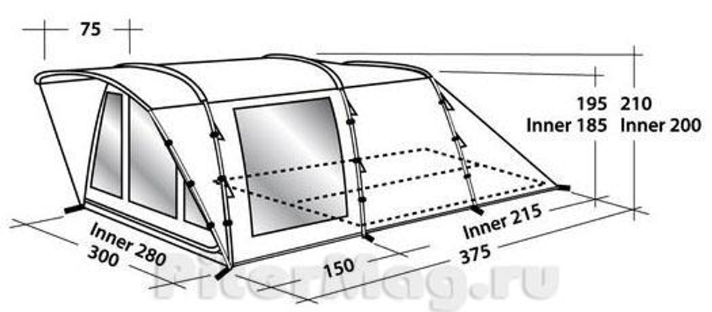Палатка Easy Camp Boston 500