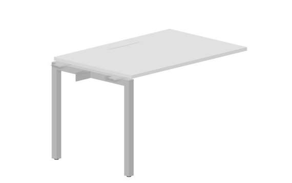 стол Polo 1180х780х750мм (меламиновый аутлет) - приставной элемент