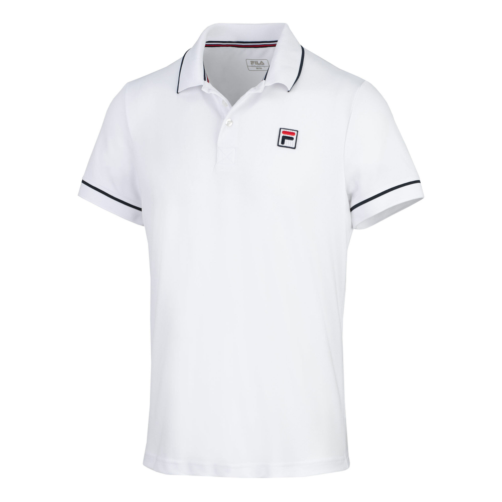 Мужское теннисное поло Fila New Court Polo Men - White
