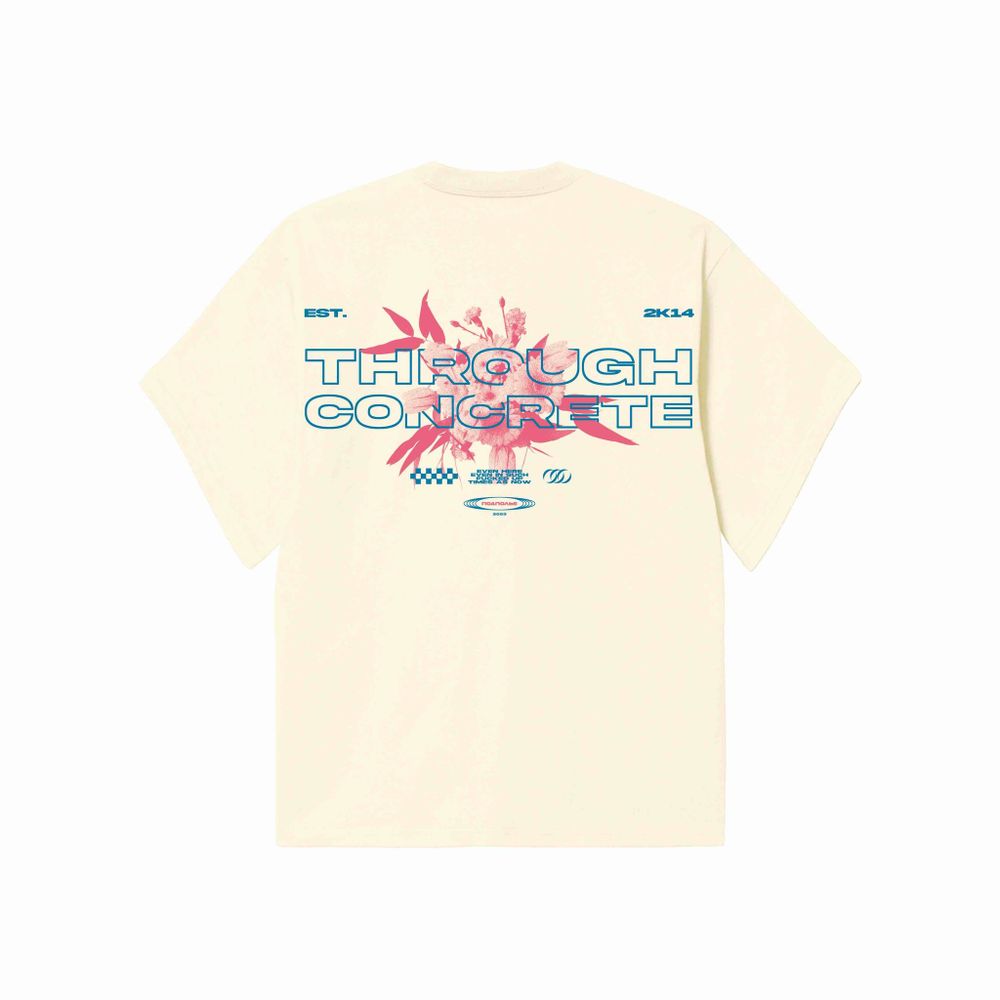 Футболка Подполье Бетон Молочная