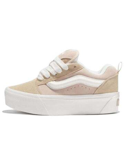Vans Knu Stack Бежевые Кроссовки с Антискользящей Подошвой