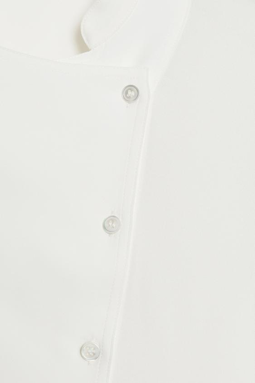 ZARA РУБАШКА СВОБОДНОГО КРОЯ С КОКЕТКОЙ — ZW COLLECTION, ЭКРЮ