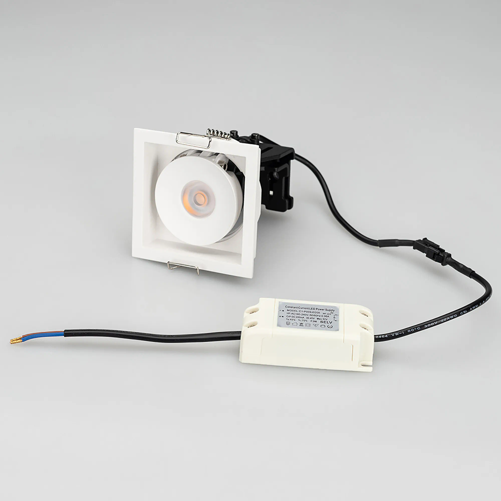 Светильник CL-SIMPLE-S80x80-9W Warm3000 (WH, 45 deg) (Arlight, IP20 Металл, 3 года) 026874