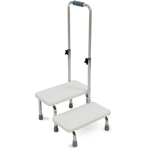 Лесенка для ванной комнаты с поручнем KJT567