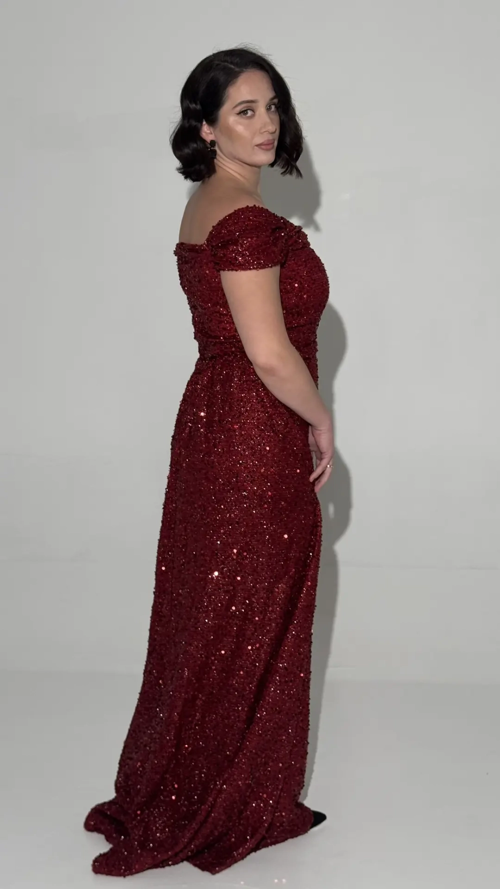 Платье со съёмным шлейфом