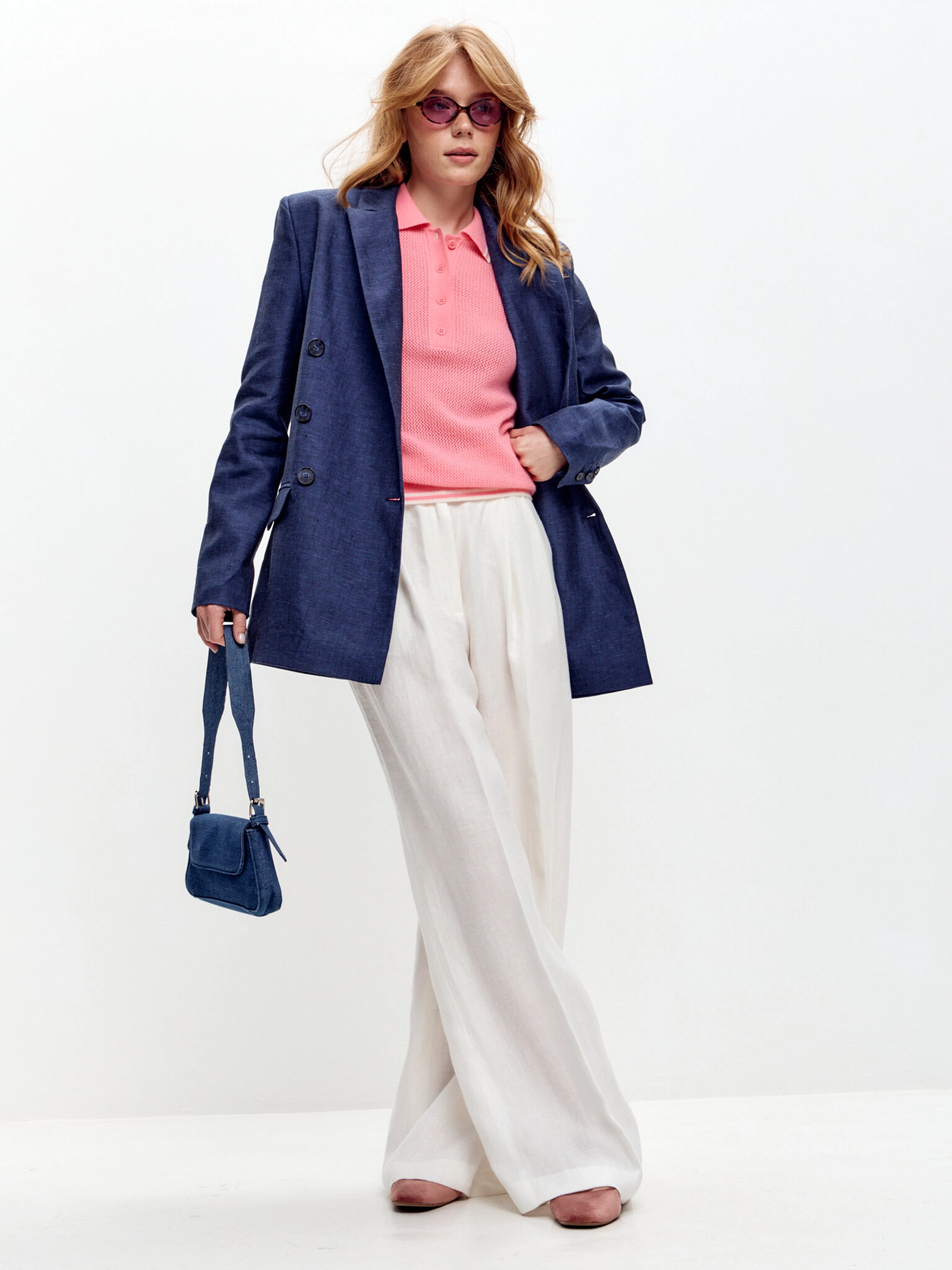 Льняные брюки