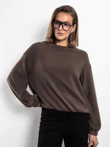 Джемпер с открытой спиной Luna (капучино)