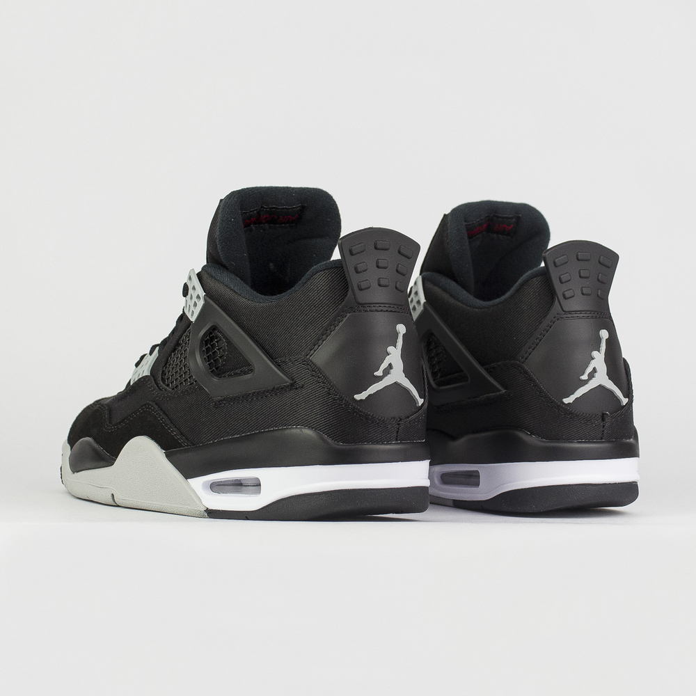 Кроссовки Nike Air Jordan 4 Black Canvas Qual.