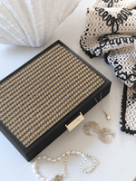 Органайзер для украшений Stackers Classic Jewellery Box Lid - Taupe Woven (Sage Green / светло-зеленый / Sage Green)