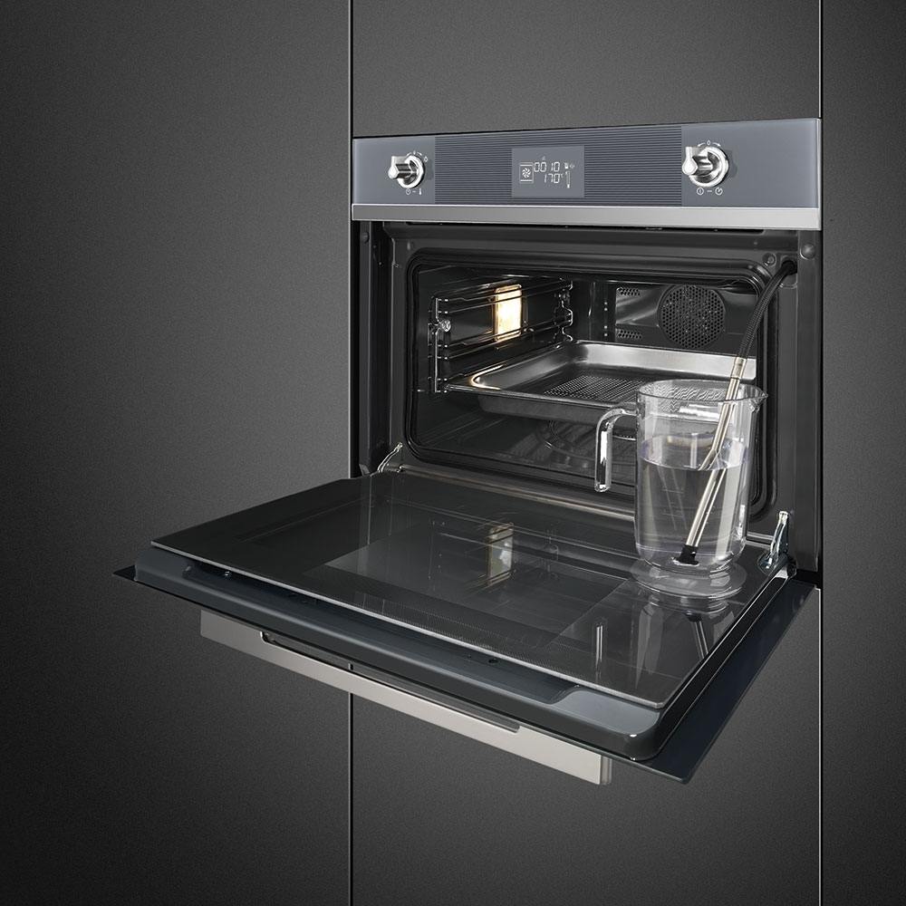 Компактный духовой шкаф Smeg SF4102VCS