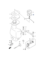 Прокладка под крышку топливного бака лодочного мотора