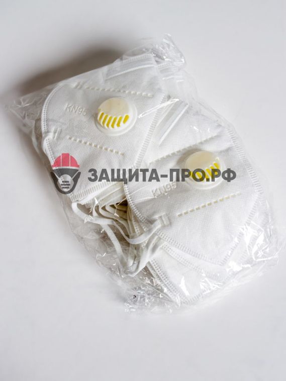 Респиратор KN-95, FFP2, с клапаном выдоха