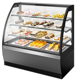 Витрина кондитерская Chilz VETE 130 серый матовый, шлифованная нержавейка