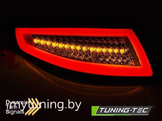 Задние фонари для Porsche 911 / 997 (04-09) LED динамические красные темные