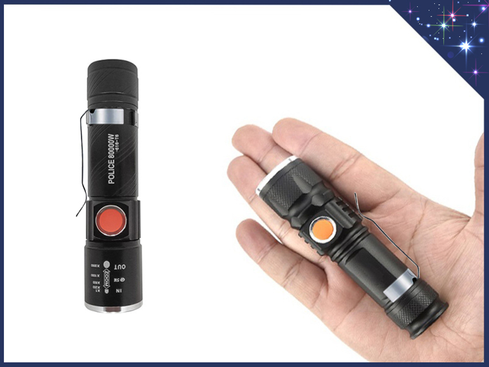 Фонарь ручной, яркий NGY HYD-616-T6 USB зарядка