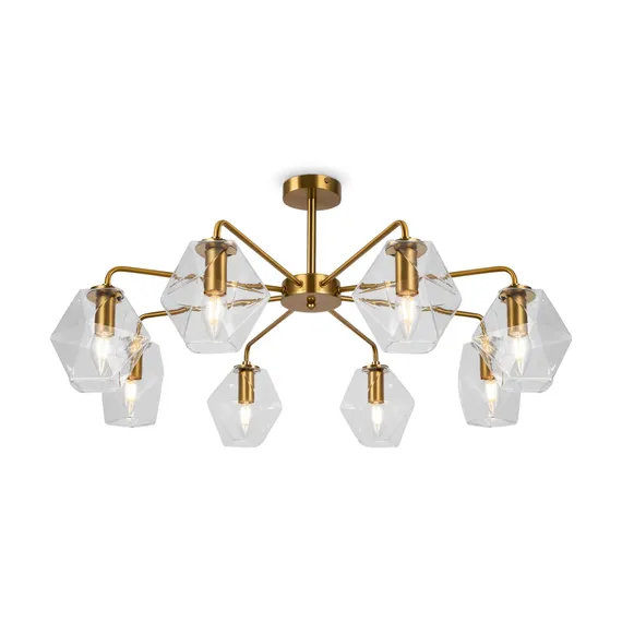 Люстра FR5177PL-08BS Измерение / Dimension E14x8 Freya fr5177pl-08bs