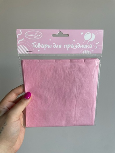 Салфетки Pink (Розовый), 33 см, 16 шт.